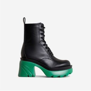 EGO WIDE FIT LACE UP BIKER BOOT